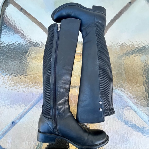 Artica Fleming Knee High Black Leather Boots - Picture 5 of 16